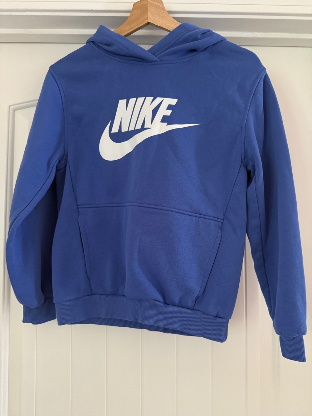 Nike Periwinkle Pullover Hoodie with Black Swoosh Tag